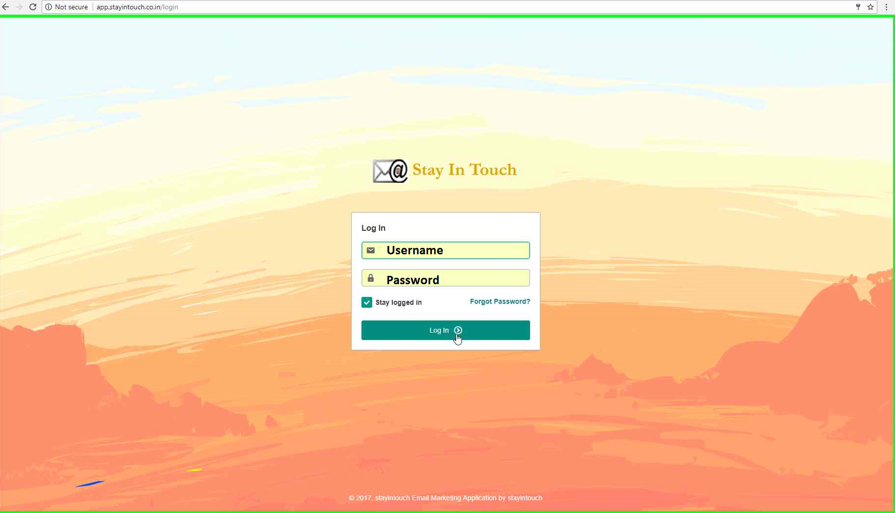 login to dashboard